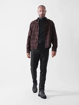 PROHIBITED | Flanellhemd Regular Fit TIMBERER | dunkelrot
